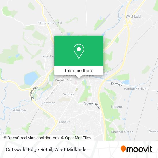 Cotswold Edge Retail map