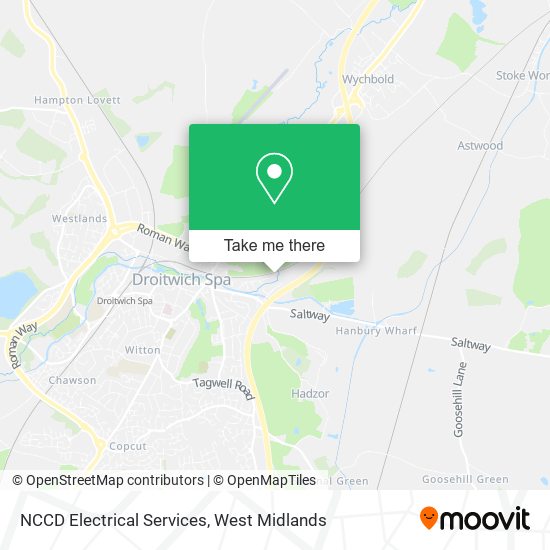 NCCD Electrical Services map