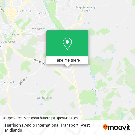 Harrison's Anglo International Transport map
