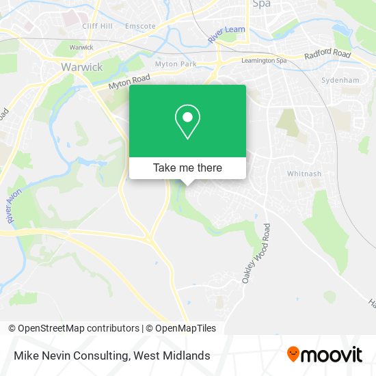 Mike Nevin Consulting map