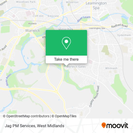 Jag PM Services map