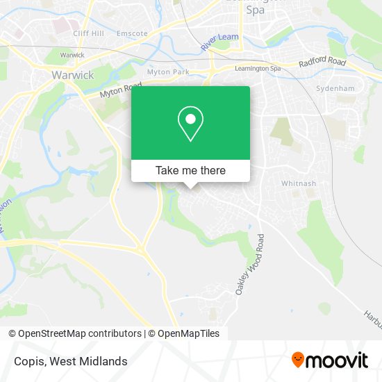 Copis map
