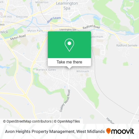 Avon Heights Property Management map