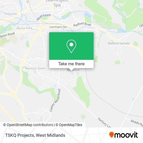 TSKQ Projects map
