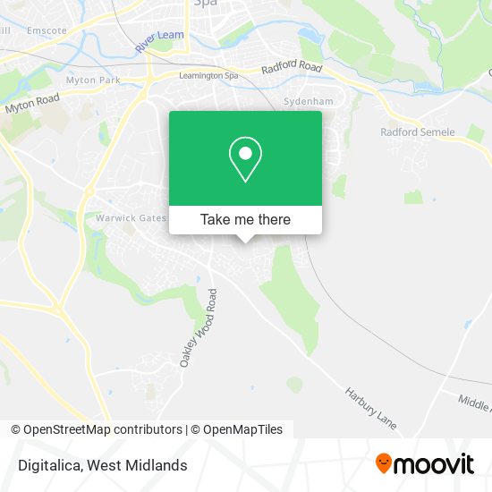 Digitalica map