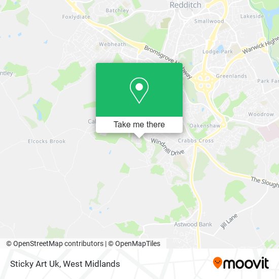 Sticky Art Uk map