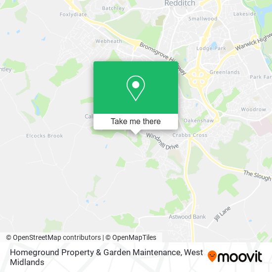 Homeground Property & Garden Maintenance map