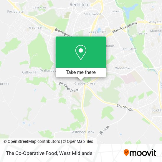The Co-Operative Food map