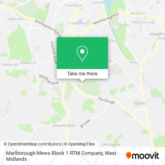 Marlborough Mews Block 1 RTM Company map