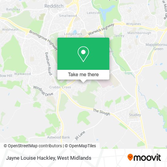 Jayne Louise Hackley map