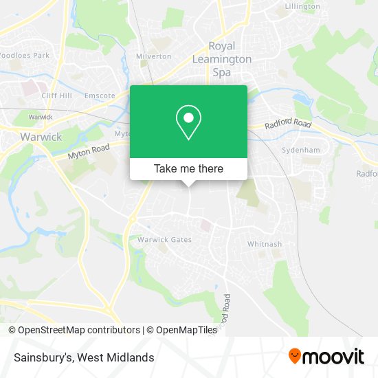 Sainsbury's map