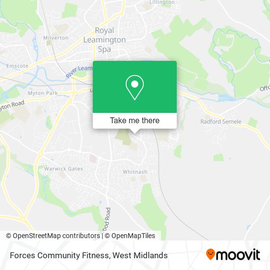 Forces Community Fitness map