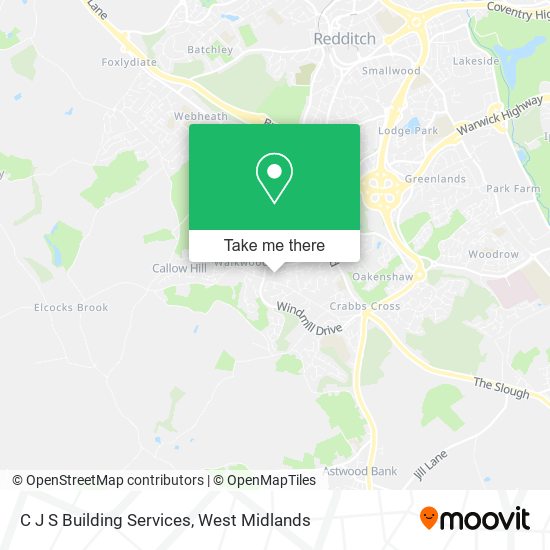 C J S Building Services map