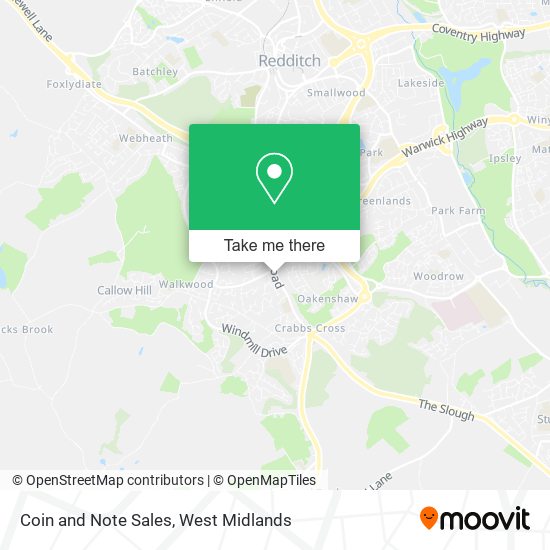 Coin and Note Sales map