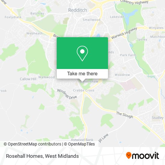 Rosehall Homes map