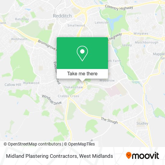 Midland Plastering Contractors map