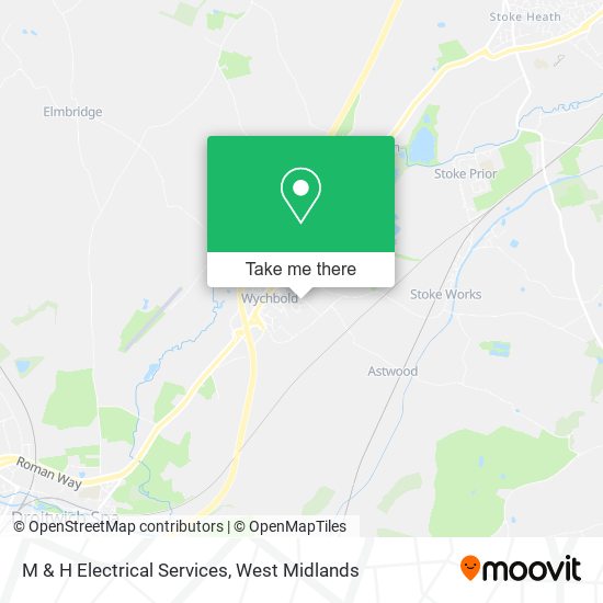M & H Electrical Services map