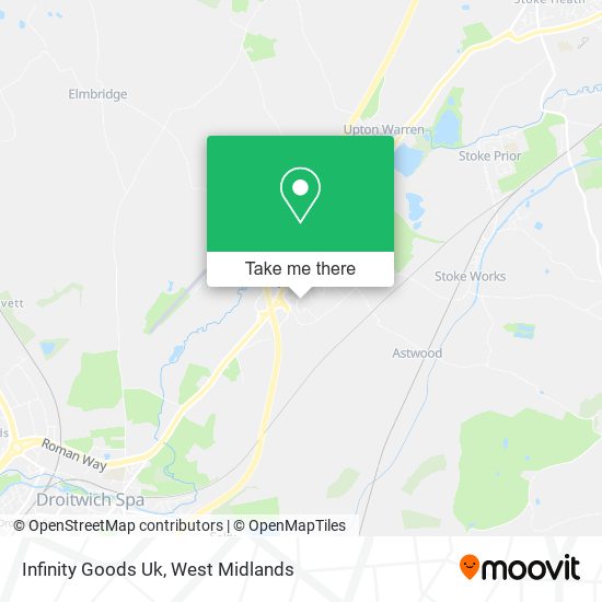 Infinity Goods Uk map