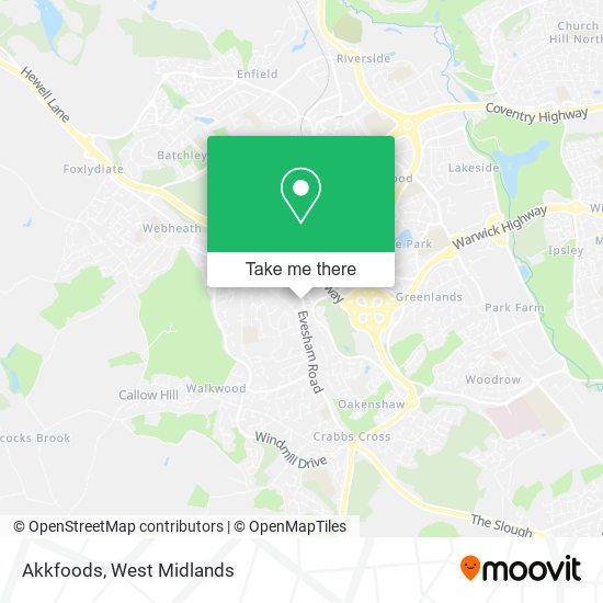 Akkfoods map