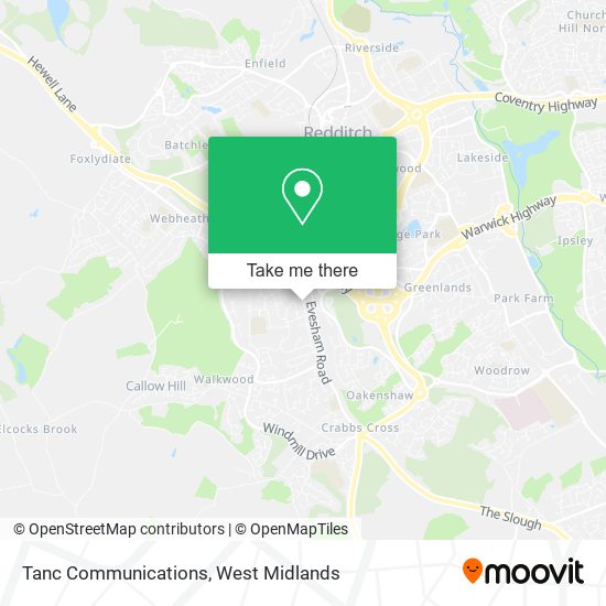 Tanc Communications map