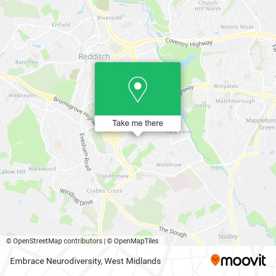 Embrace Neurodiversity map