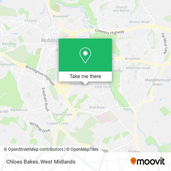 Chloes Bakes map