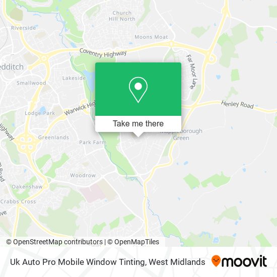 Uk Auto Pro Mobile Window Tinting map