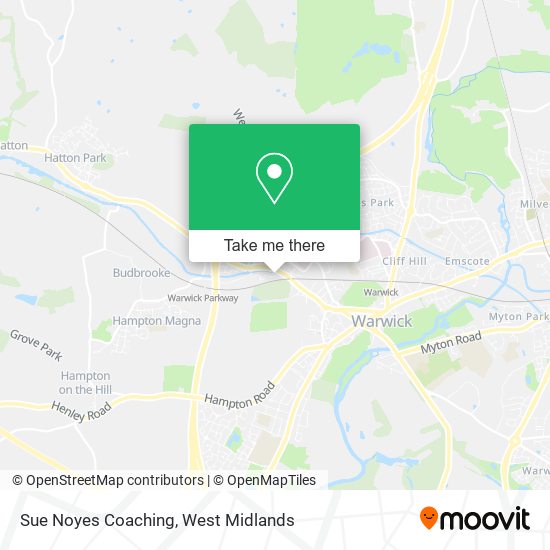 Sue Noyes Coaching map