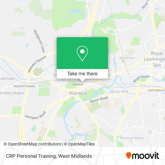 CRP Personal Training map