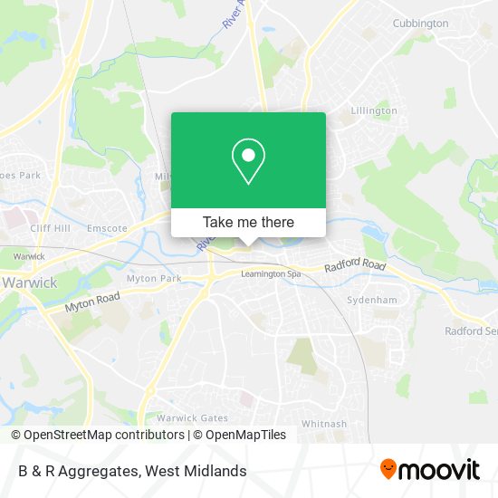 B & R Aggregates map
