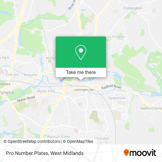 Pro Number Plates map