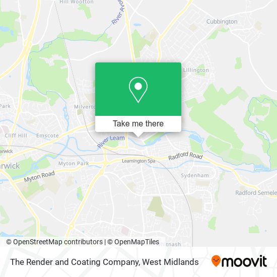 The Render and Coating Company map