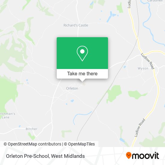 Orleton Pre-School map