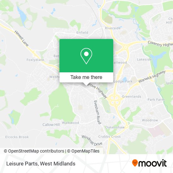 Leisure Parts map