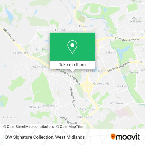 BW Signature Collection map