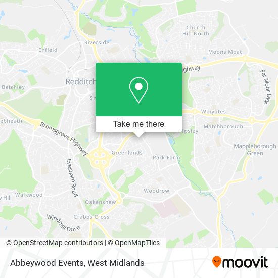 Abbeywood Events map