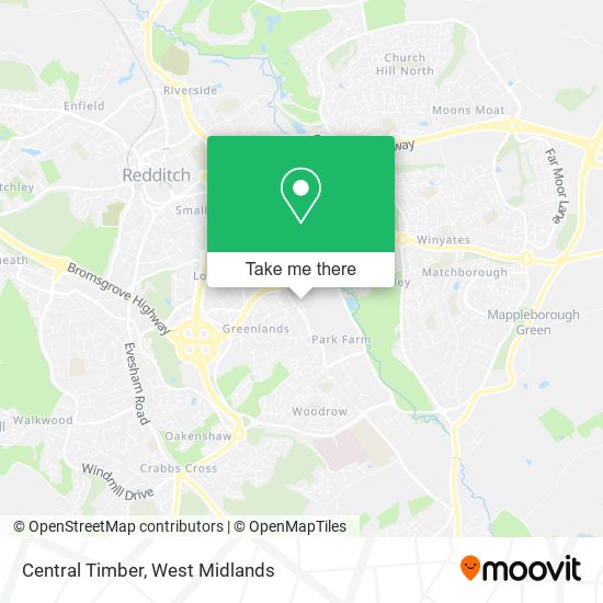 Central Timber map