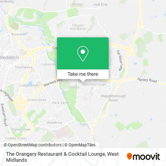 The Orangery Restaurant & Cocktail Lounge map