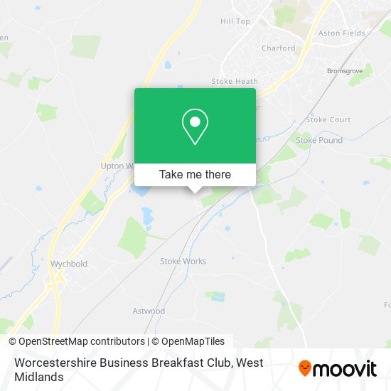 Worcestershire Business Breakfast Club map