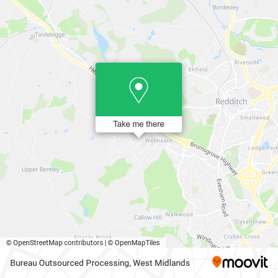 Bureau Outsourced Processing map