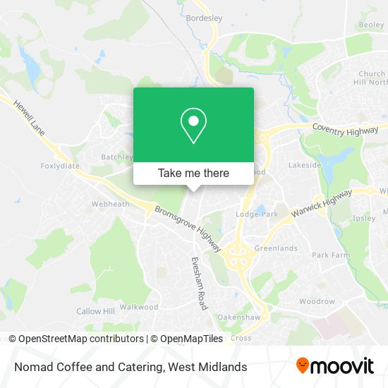 Nomad Coffee and Catering map