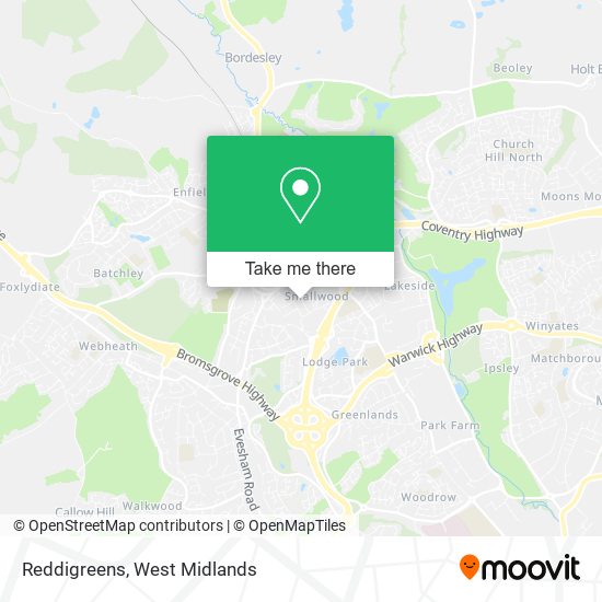 Reddigreens map