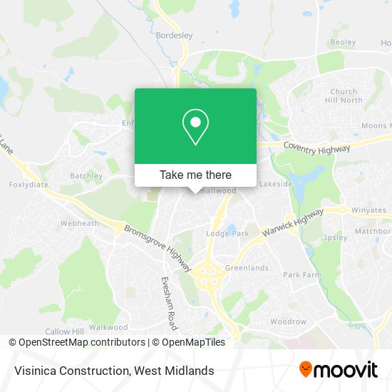 Visinica Construction map