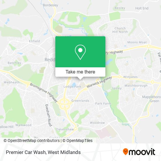 Premier Car Wash map