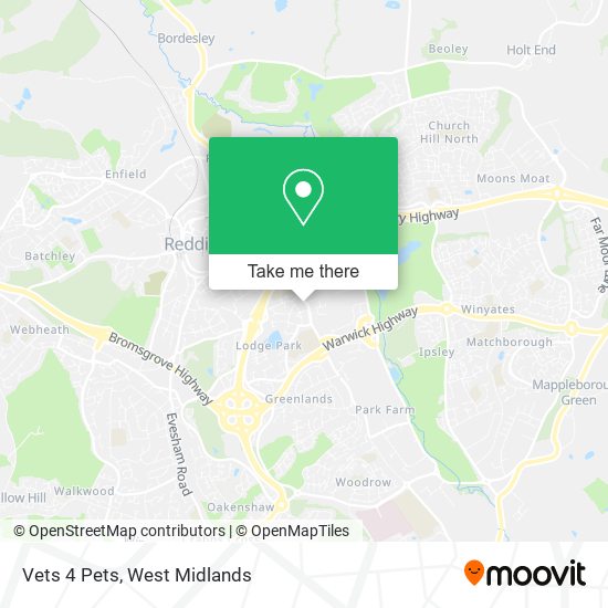 Vets 4 Pets map