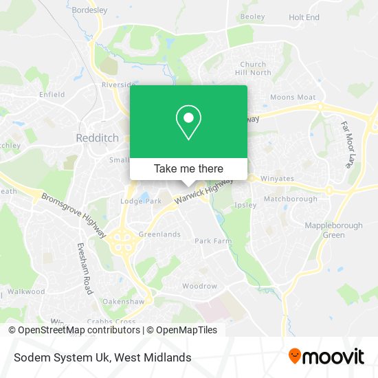 Sodem System Uk map