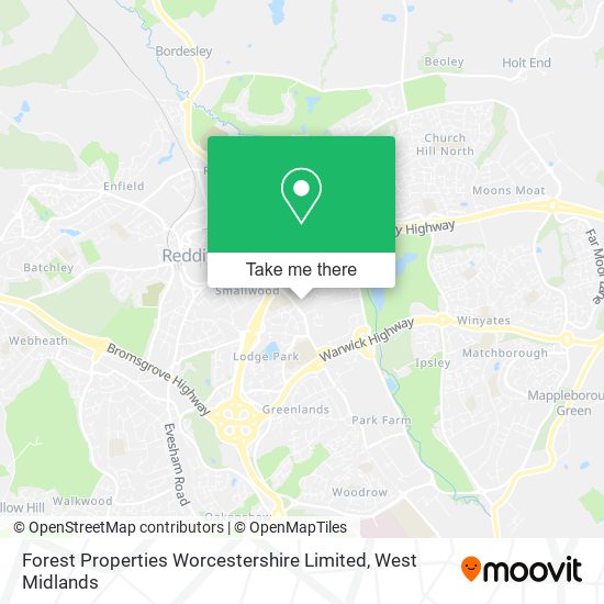 Forest Properties Worcestershire Limited map