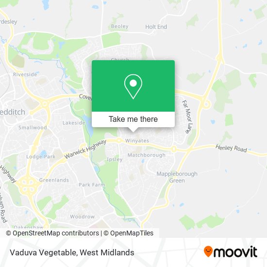 Vaduva Vegetable map