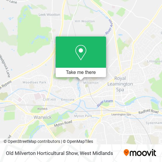 Old Milverton Horticultural Show map