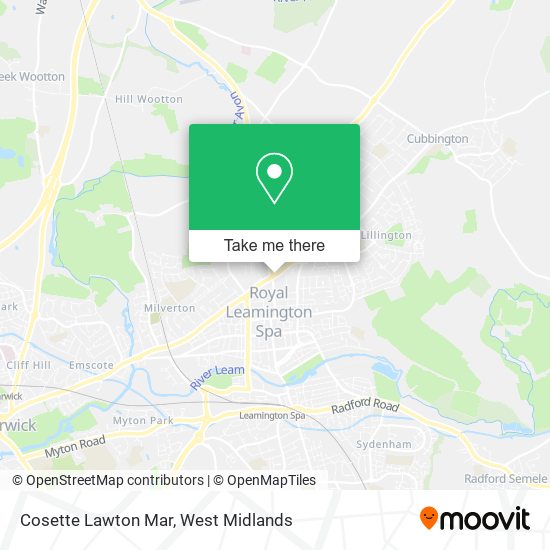 Cosette Lawton Mar map